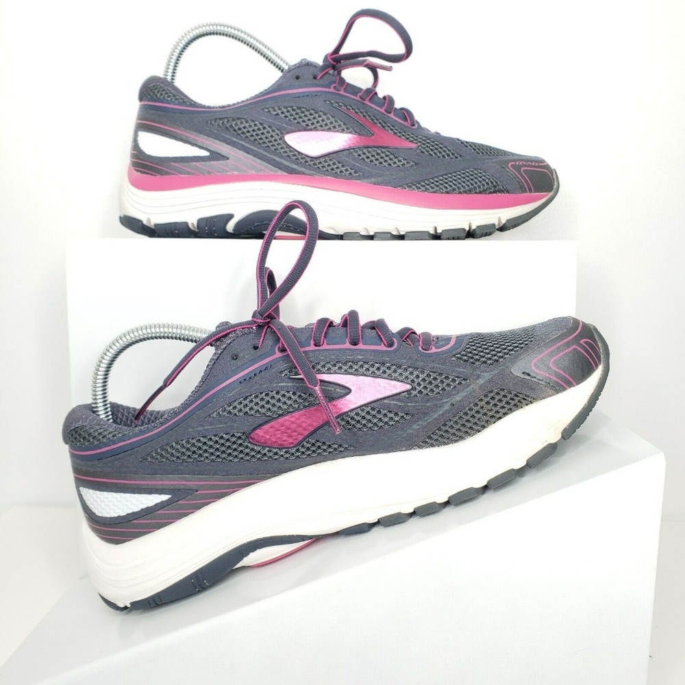 Brooks Dyad 9 Grey Pink Running Active Shoes